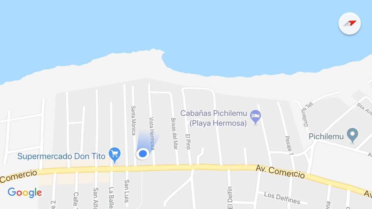 Hostal Playa Hermosa Пичилему Екстериор снимка